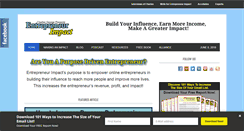 Desktop Screenshot of entrepreneurimpact.com