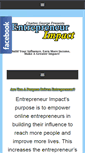 Mobile Screenshot of entrepreneurimpact.com