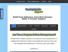 Tablet Screenshot of entrepreneurimpact.com